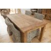 1.6m Reclaimed Teak Taplock Dining Table with 4 Donna Chairs - 5